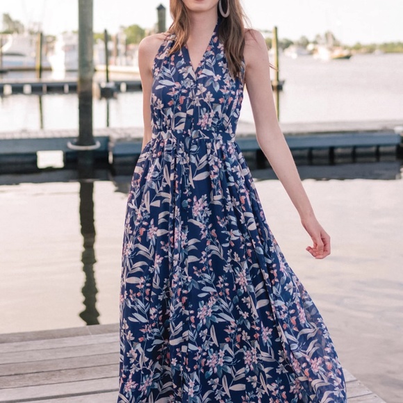 Gal Meets Glam Collection Siena Floral Maxi Dress 12 - Picture 1 of 14
